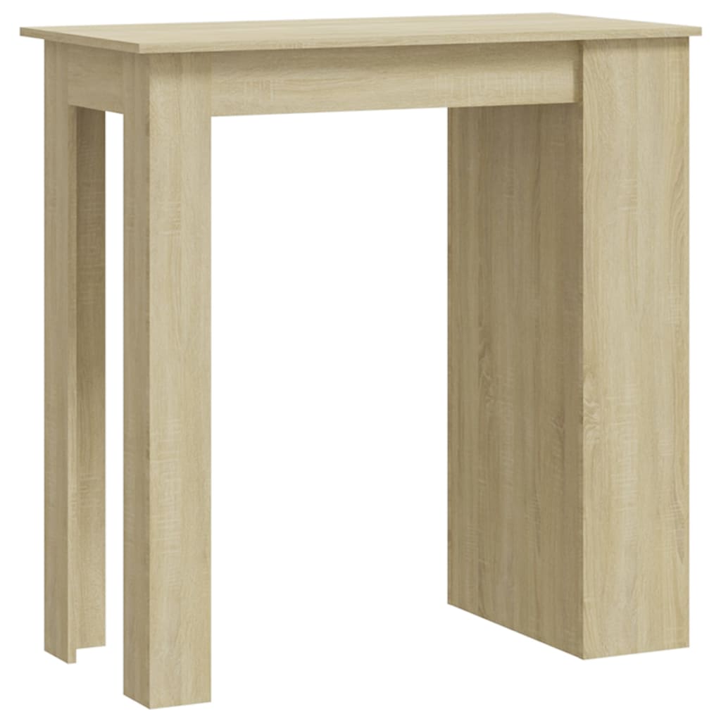 Table de bar avec rangement Chêne sonoma 102x50x103,5 cm - XIOS