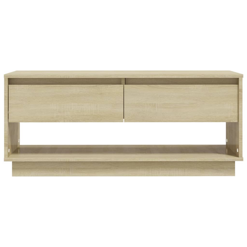 Meuble TV chêne sonoma 102x41x44 cm bois d'ingénierie - XIOS