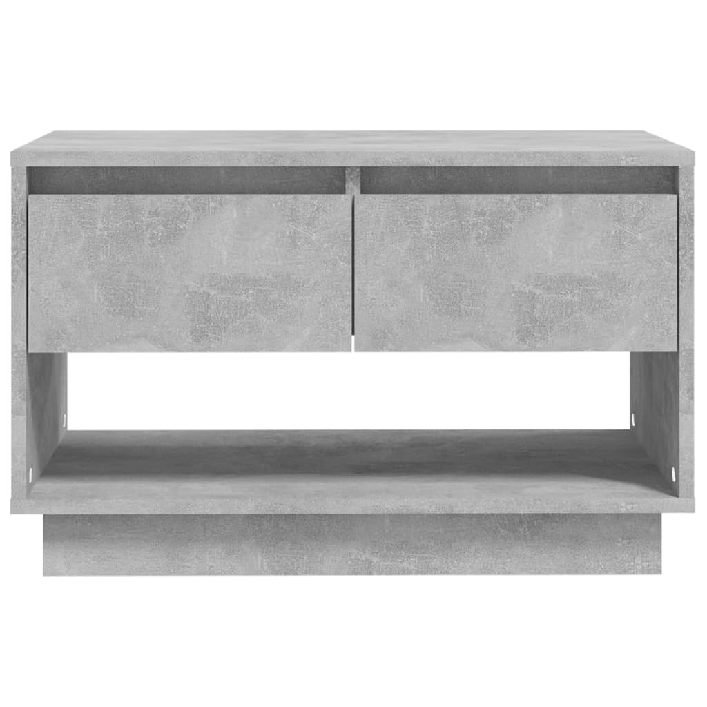 Meuble TV gris béton 70x41x44 cm bois d'ingénierie - XIOS