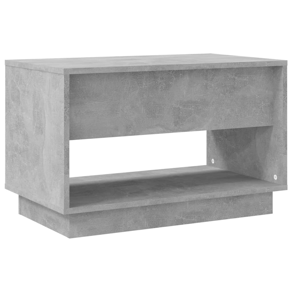 Meuble TV gris béton 70x41x44 cm bois d'ingénierie - XIOS