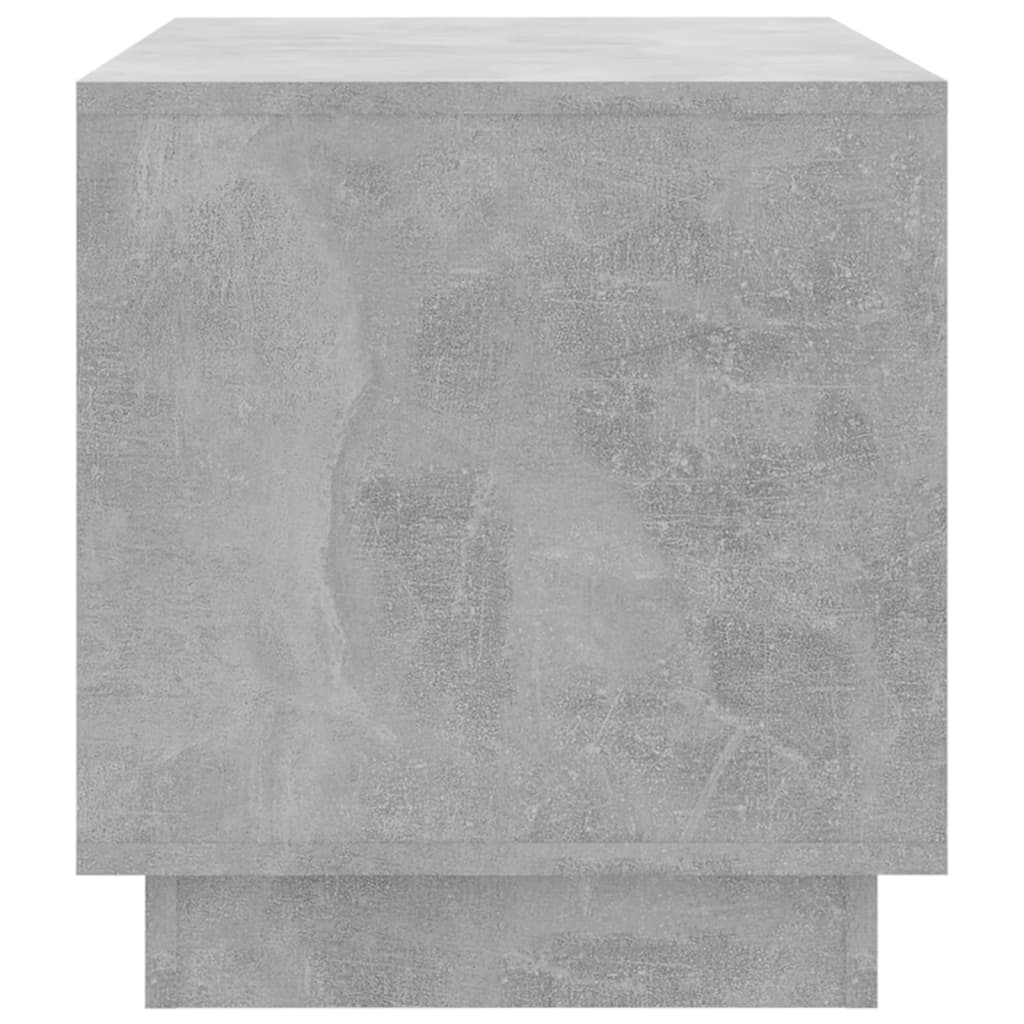 Meuble TV gris béton 70x41x44 cm bois d'ingénierie - XIOS
