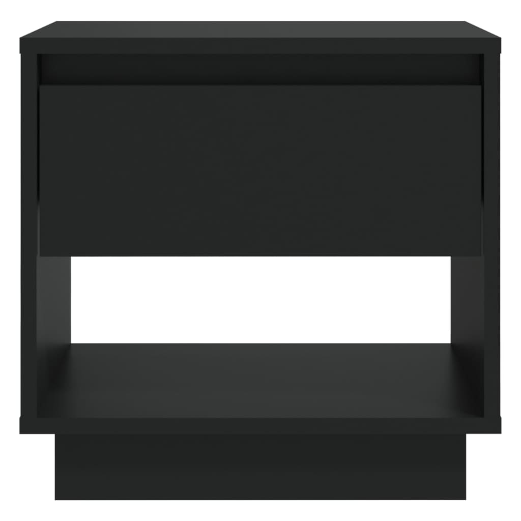 Tables de chevet 2 pcs Noir 45x34x44 cm bois d'ingénierie - XIOS