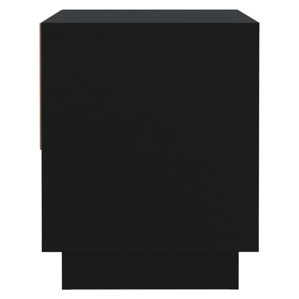 Tables de chevet 2 pcs Noir 45x34x44 cm bois d'ingénierie - XIOS