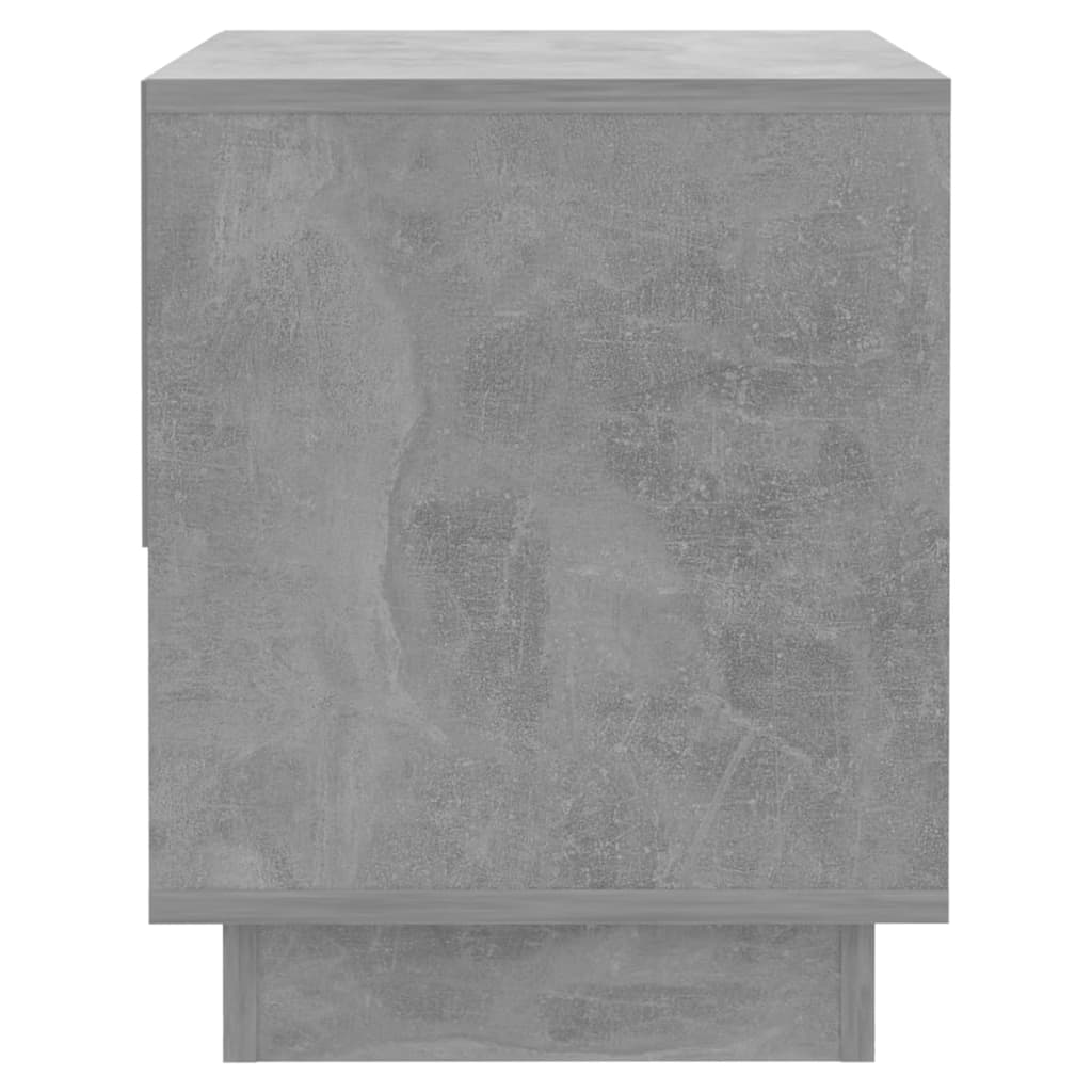 Tables de chevet 2 pcs Gris béton 45x34x44 cm Bois d'ingénierie - XIOS