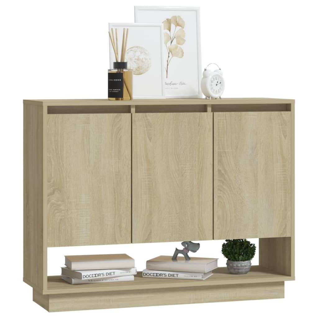 Buffet Chêne sonoma 97x31x75 cm Bois d'ingénierie - XIOS