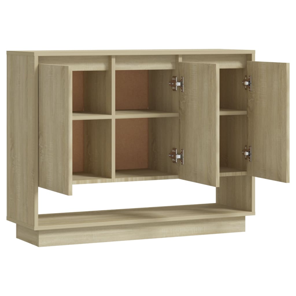 Buffet Chêne sonoma 97x31x75 cm Bois d'ingénierie - XIOS