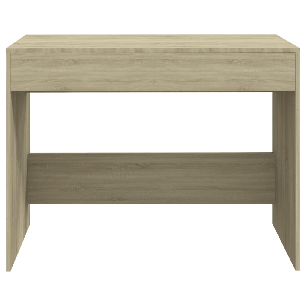 Bureau Chêne sonoma 101x50x76,5 cm Bois d'ingénierie Bureaux vidaXL