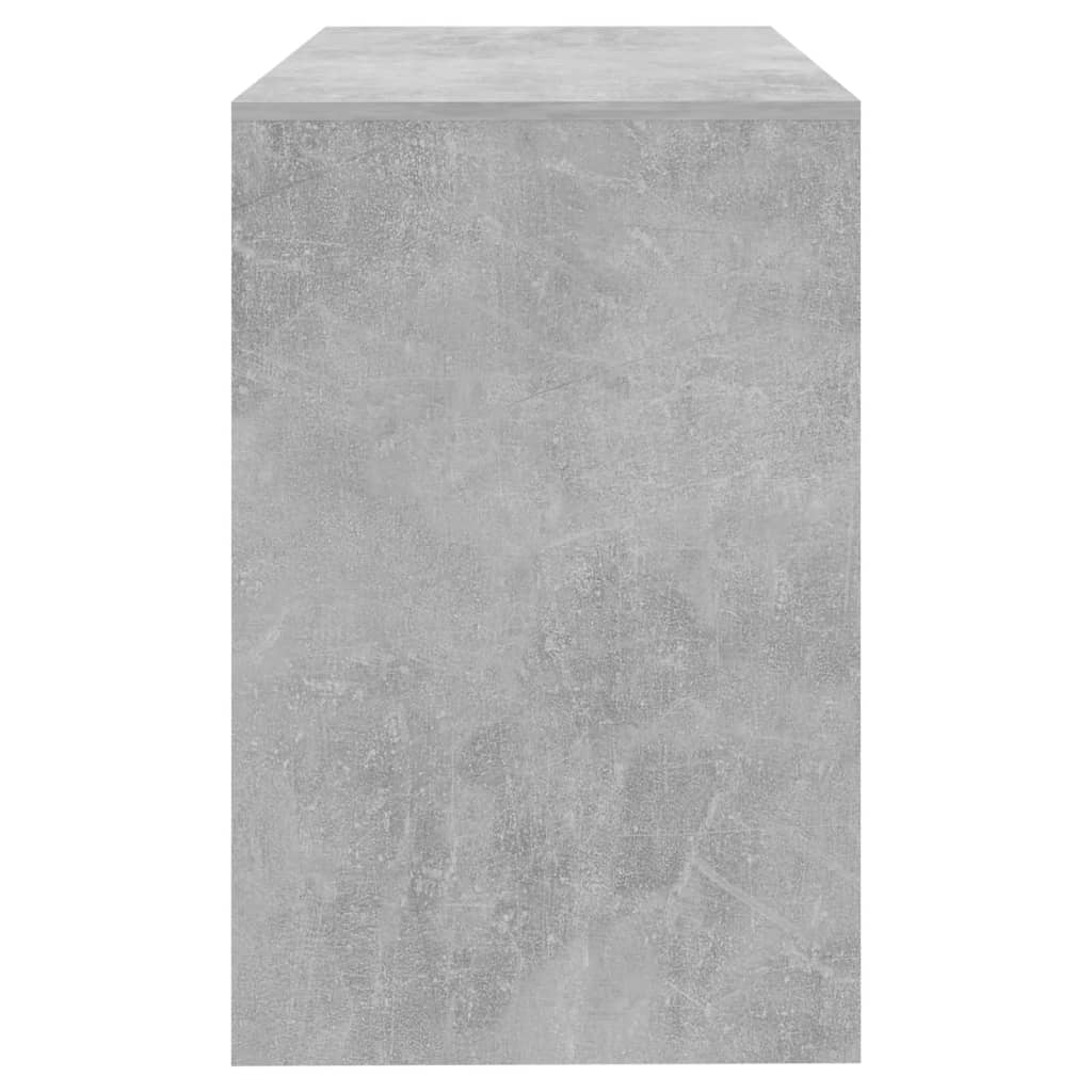 Bureau gris béton 101x50x76,5 cm bois d'ingénierie - XIOS