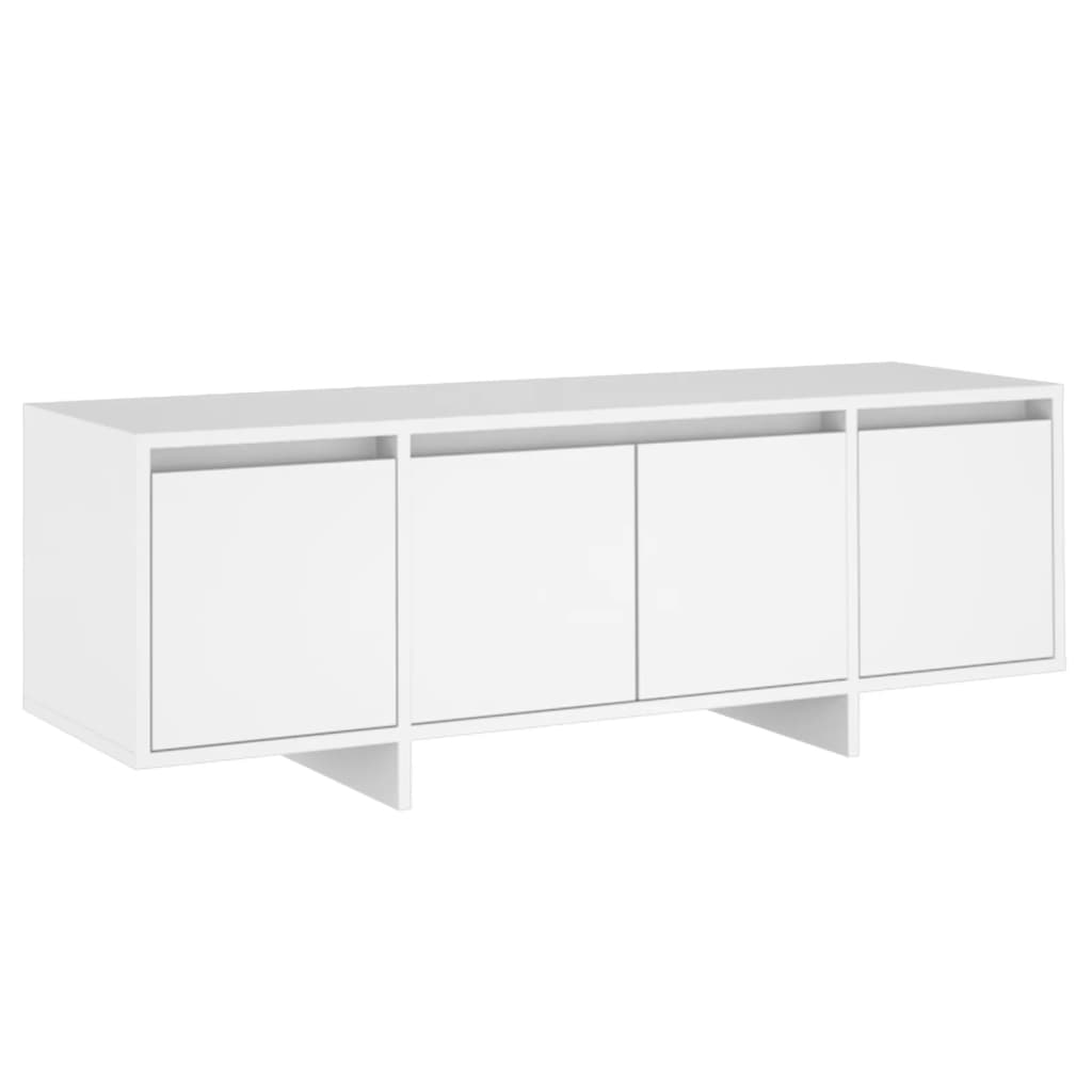 Meuble TV Blanc 120x30x40,5 cm Bois d'ingénierie - XIOS