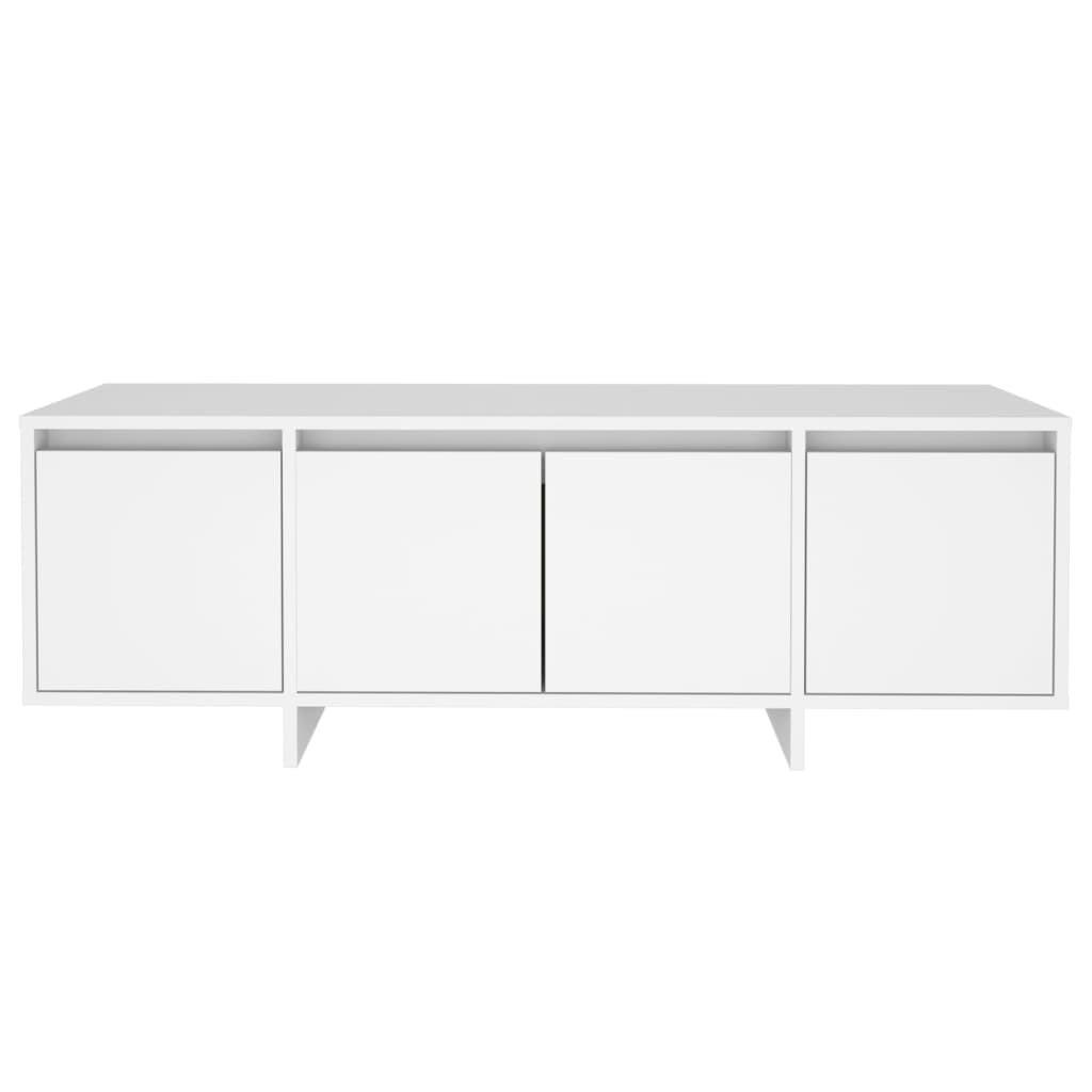 Meuble TV Blanc 120x30x40,5 cm Bois d'ingénierie - XIOS