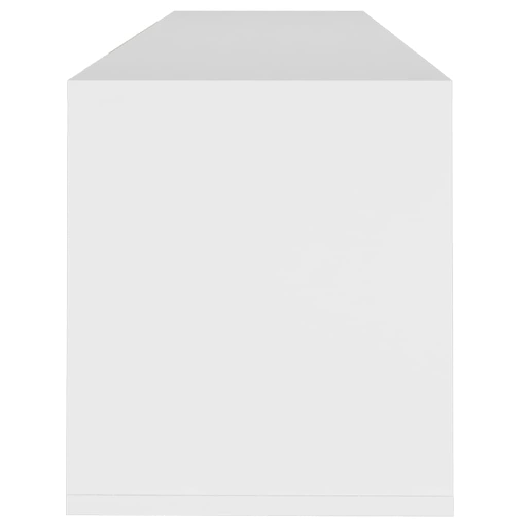 Meuble TV Blanc 120x30x40,5 cm Bois d'ingénierie - XIOS