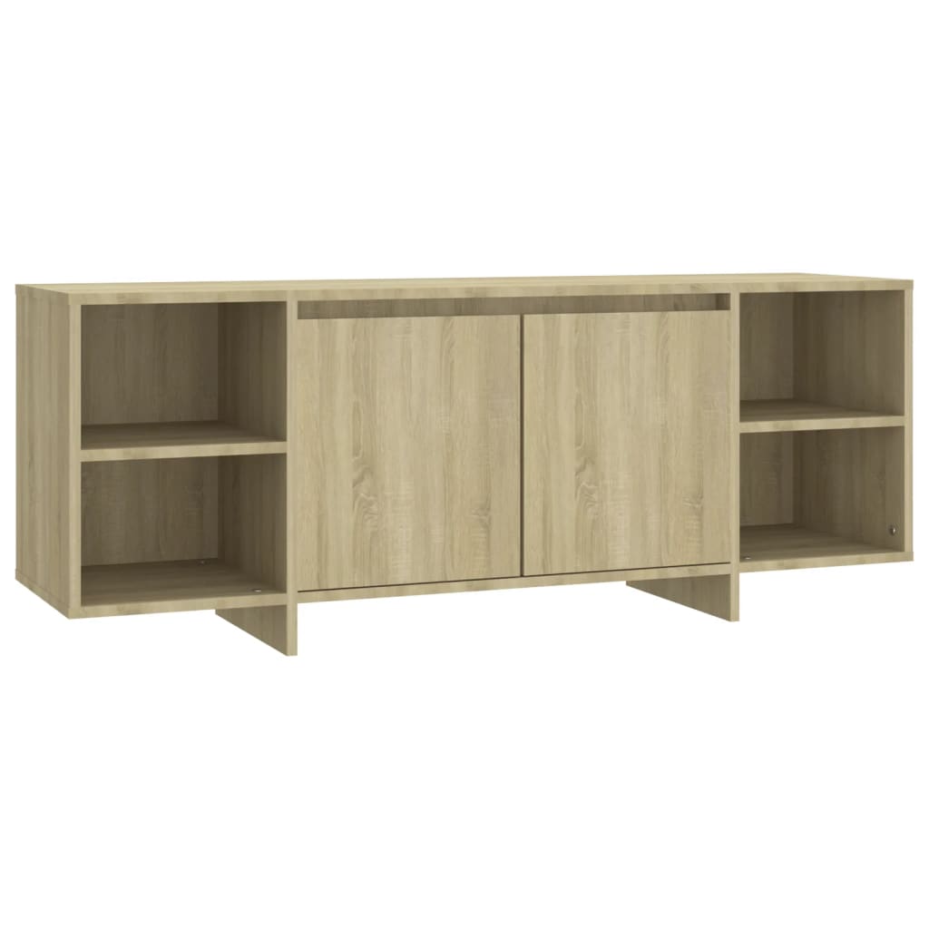 Meuble TV chêne sonoma 130x35x50 cm bois d'ingénierie - XIOS