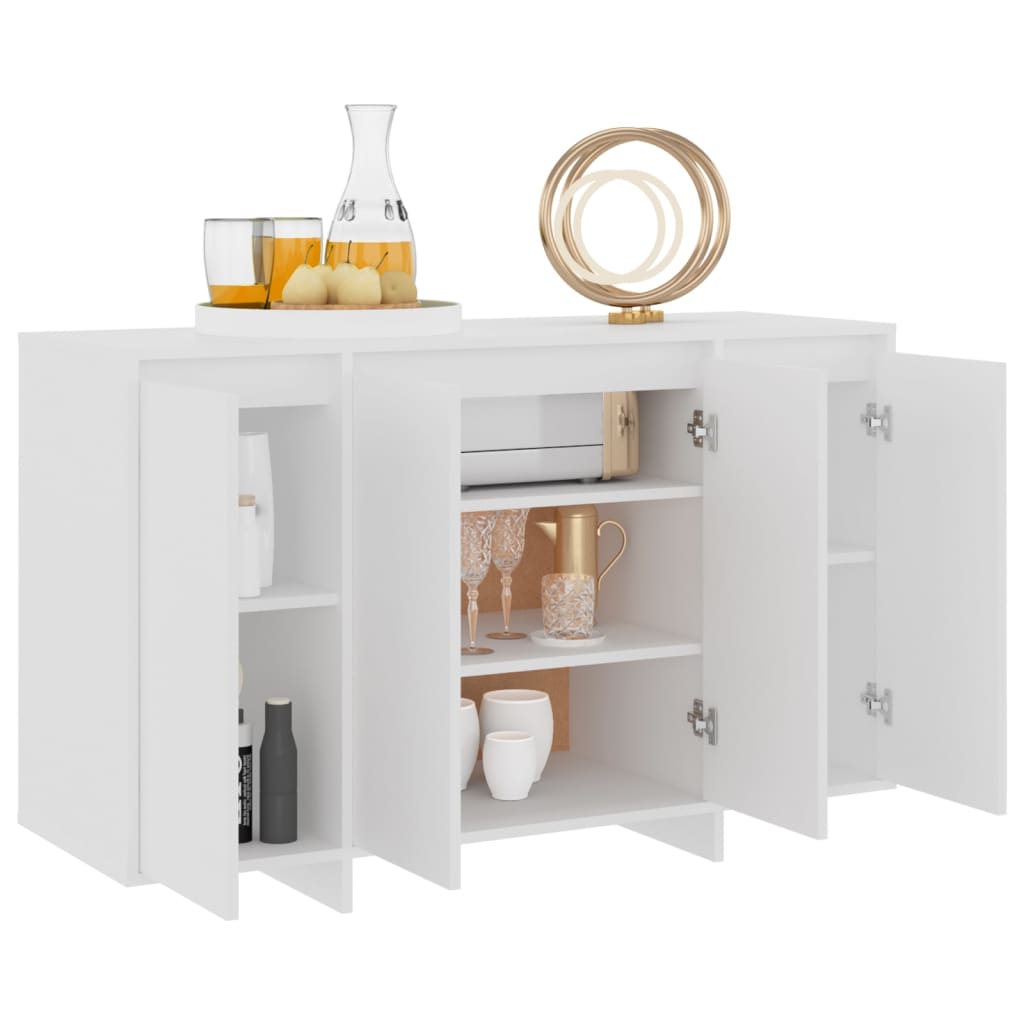 Buffet blanc 120x41x75 cm bois d'ingénierie - XIOS