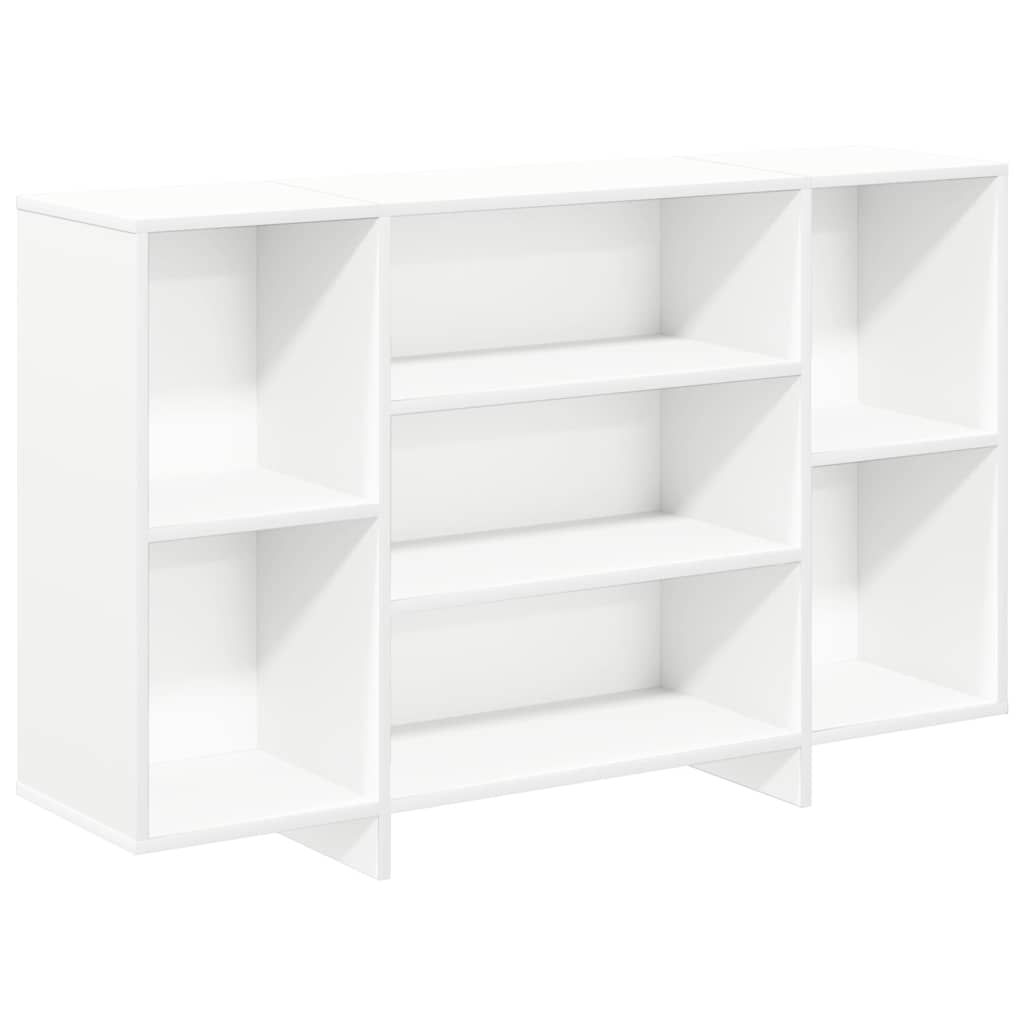 Buffet blanc 120x30x75 cm bois d'ingénierie