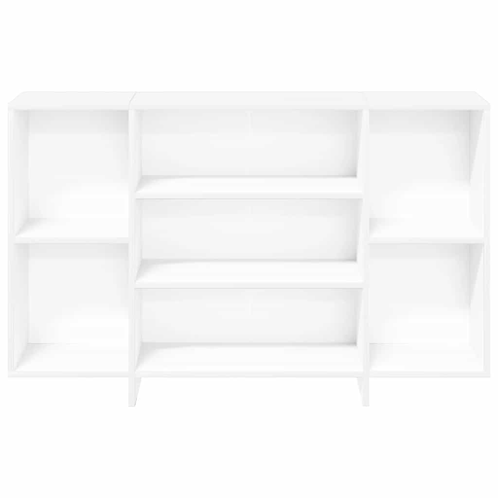 Buffet blanc 120x30x75 cm bois d'ingénierie