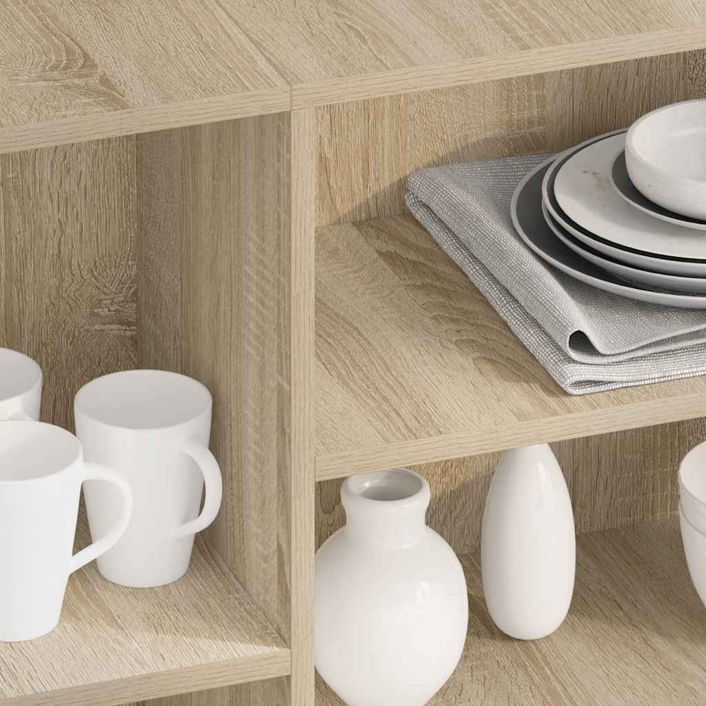 Buffet chêne sonoma 120x30x75 cm bois d'ingénierie - XIOS