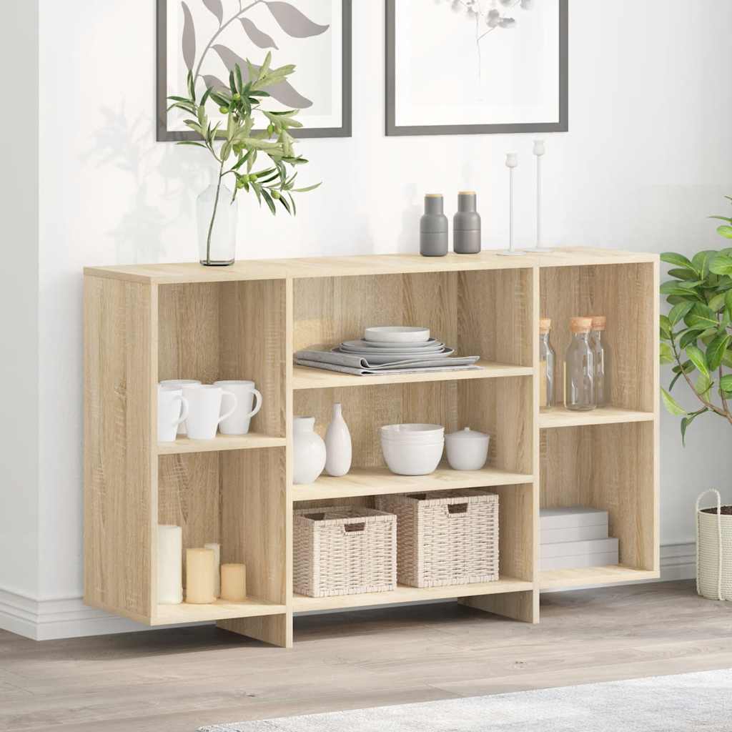 Buffet chêne sonoma 120x30x75 cm bois d'ingénierie - XIOS