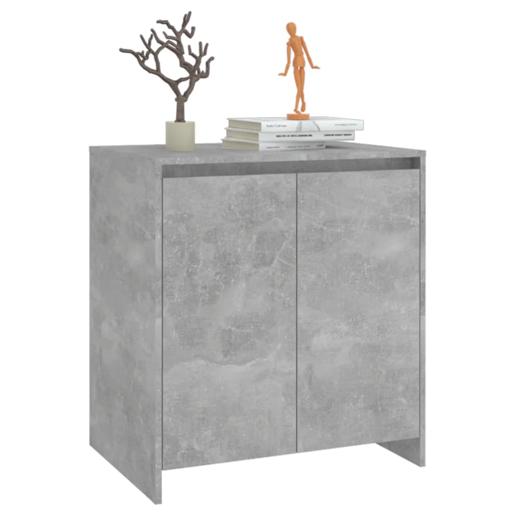 Buffet Gris béton 70x41x75 cm Bois d'ingénierie - XIOS