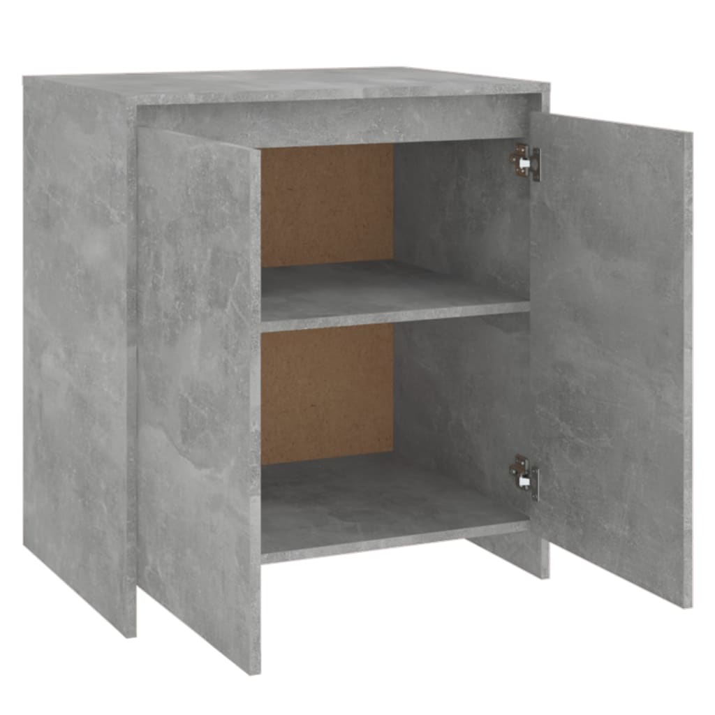 Buffet Gris béton 70x41x75 cm Bois d'ingénierie - XIOS