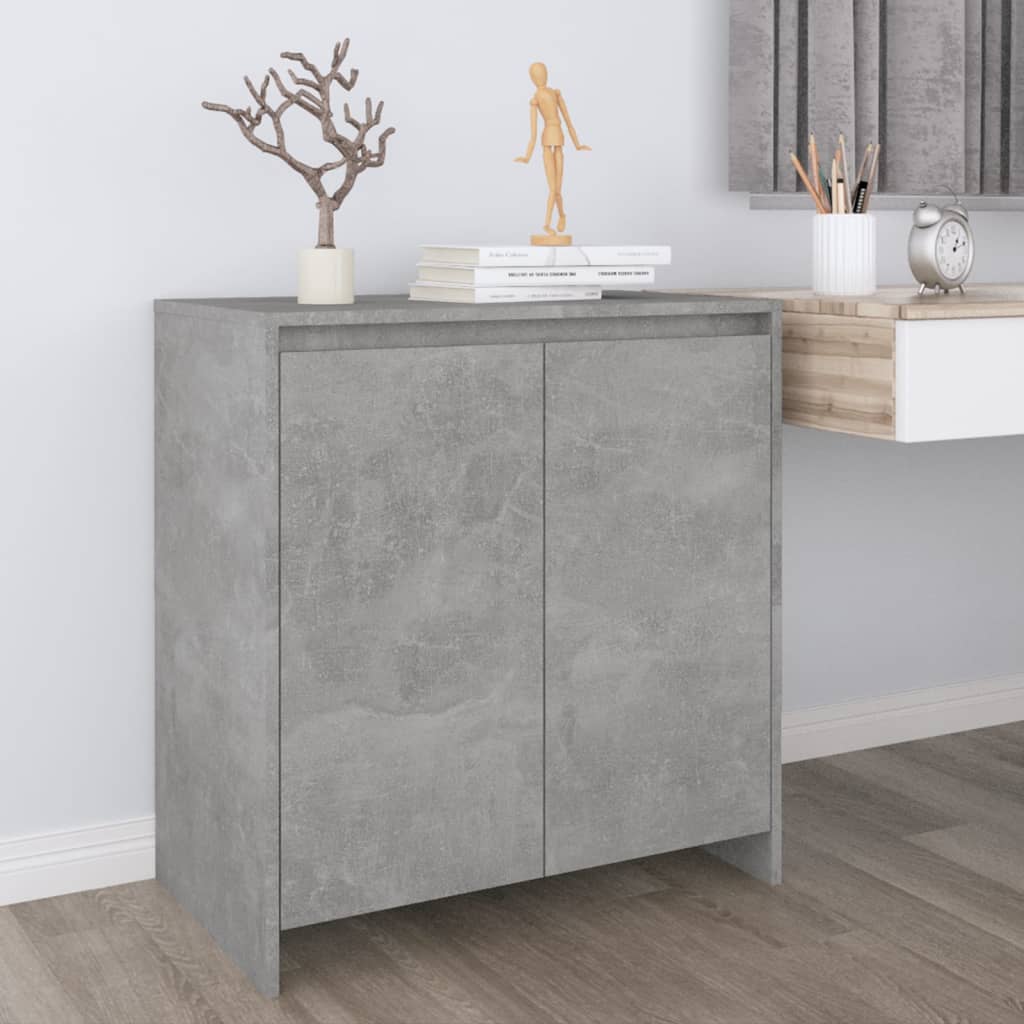 Buffet Gris béton 70x41x75 cm Bois d'ingénierie - XIOS