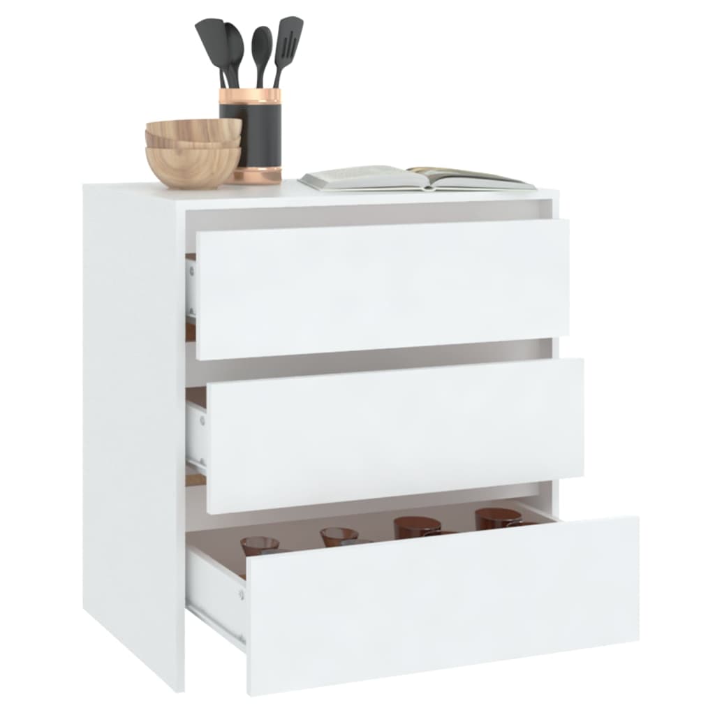 Buffet Blanc 70x41x75 cm Bois d'ingénierie - XIOS