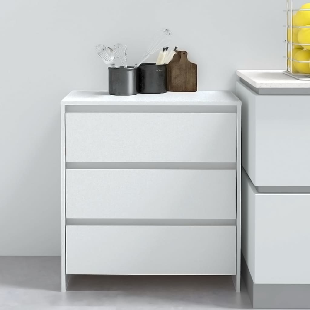 Buffet Blanc 70x41x75 cm Bois d'ingénierie - XIOS