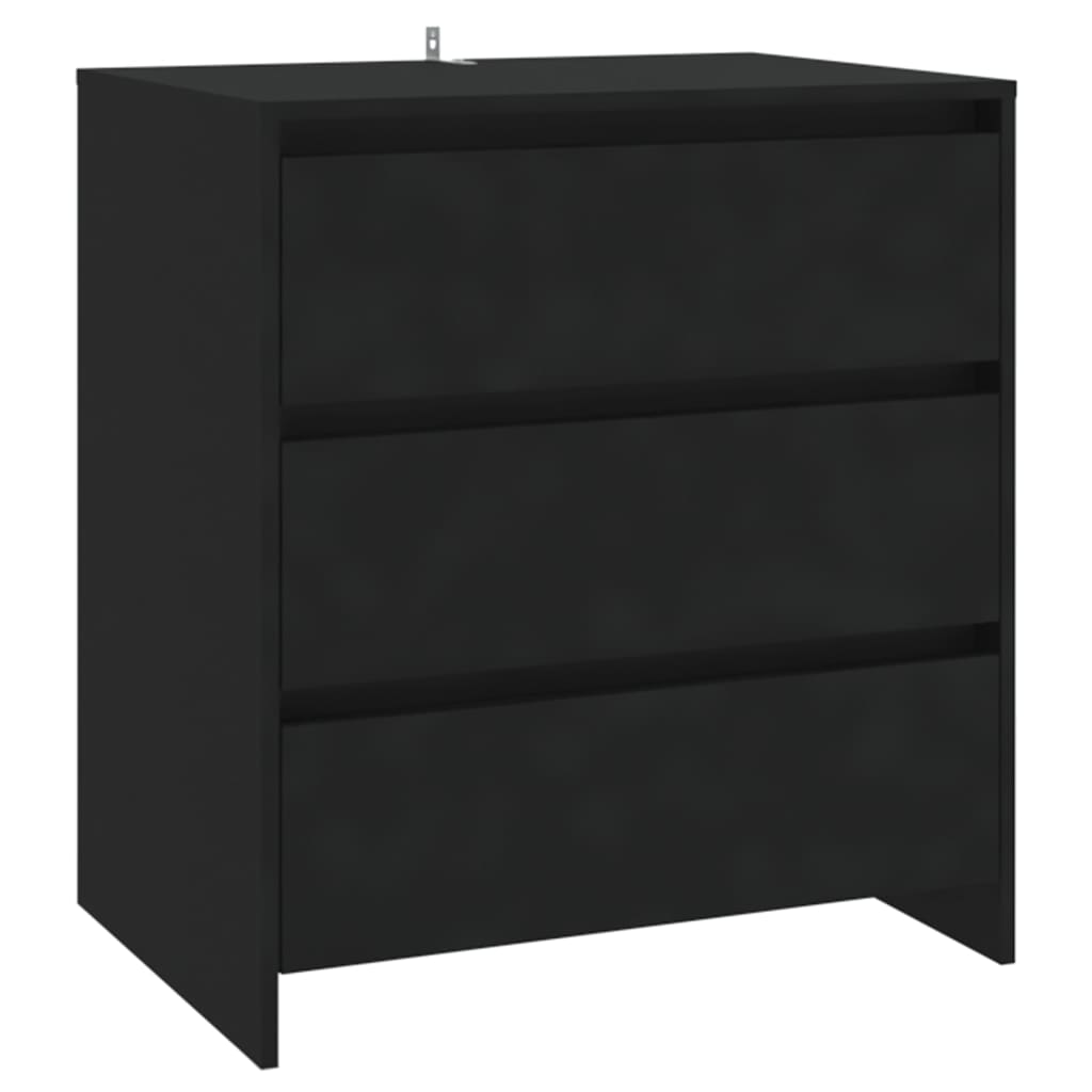 Buffet Noir 70x41x75 cm Bois d'ingénierie - XIOS