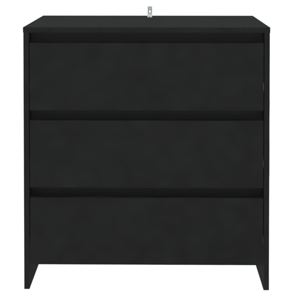 Buffet Noir 70x41x75 cm Bois d'ingénierie - XIOS