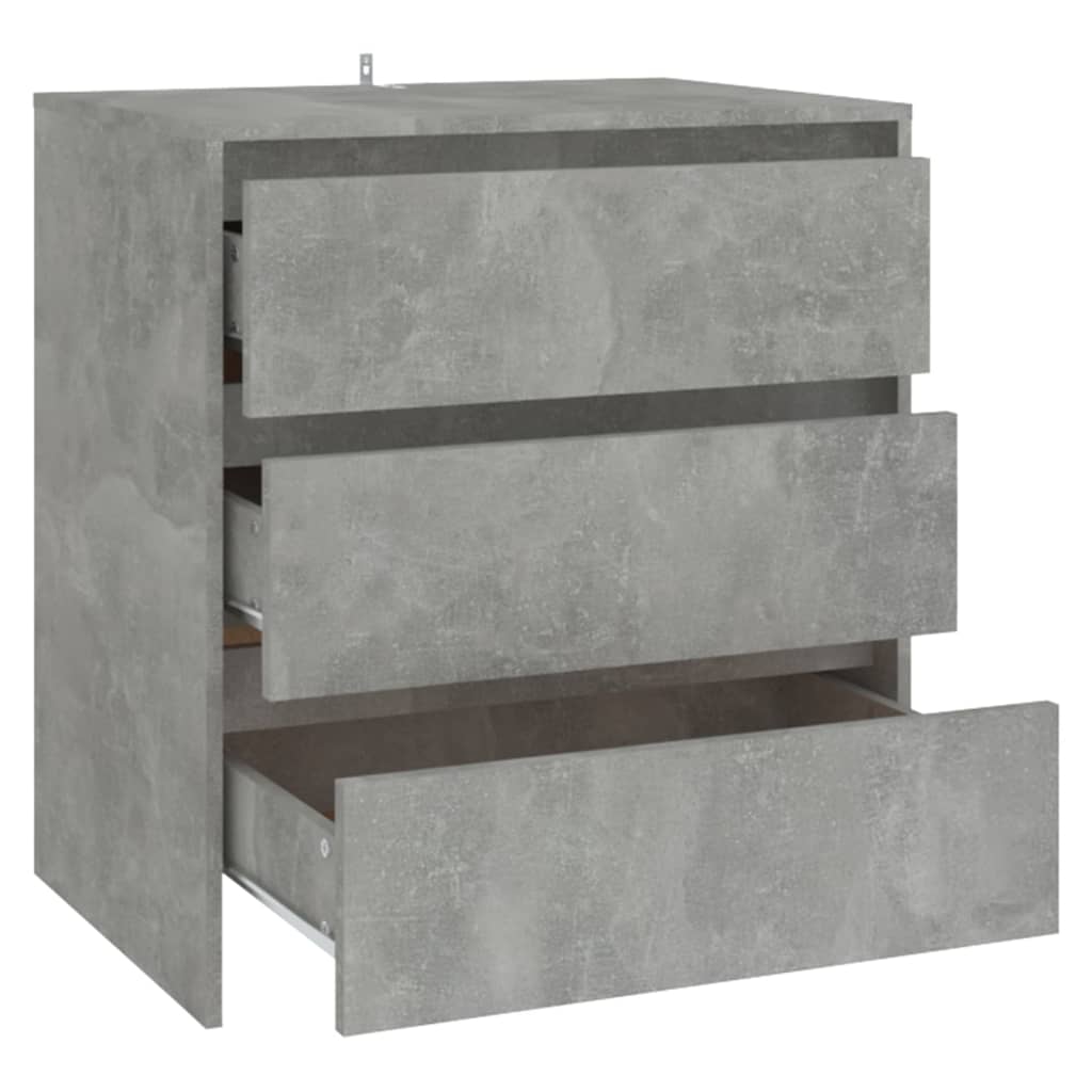 Buffet Gris béton 70x41x75 cm Bois d'ingénierie - XIOS