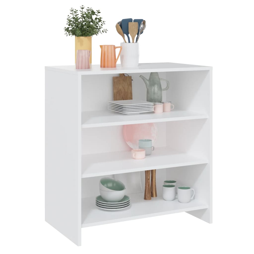 Buffet Blanc 70x40,5x75 cm Bois d'ingénierie - XIOS