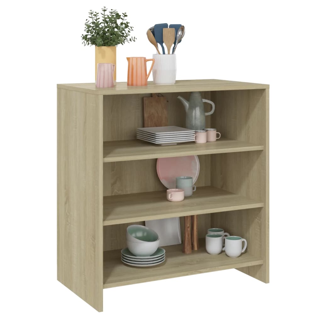Buffet Chêne sonoma 70x40,5x75 cm Bois d'ingénierie Buffets & bahuts vidaXL