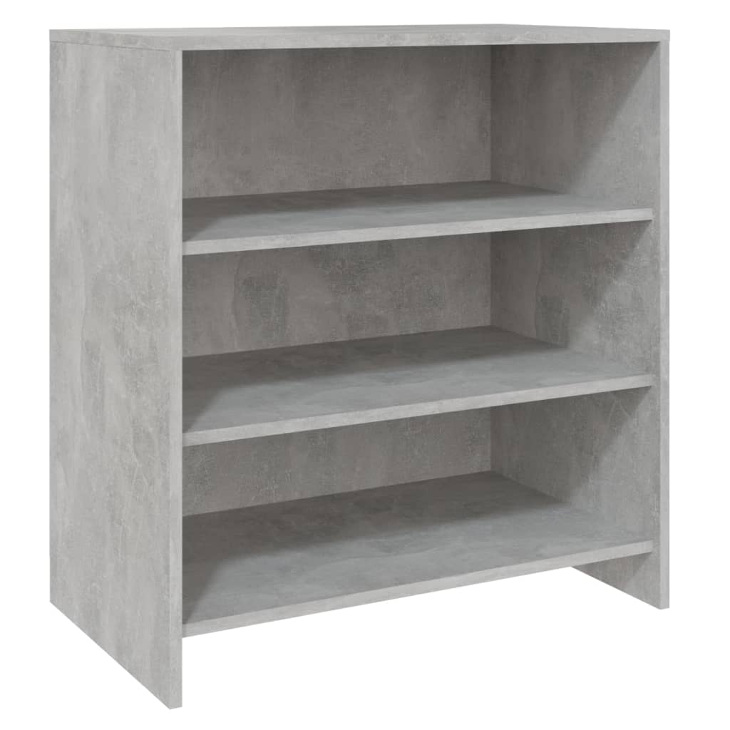 Buffet Gris béton 70x40,5x75 cm Bois d'ingénierie