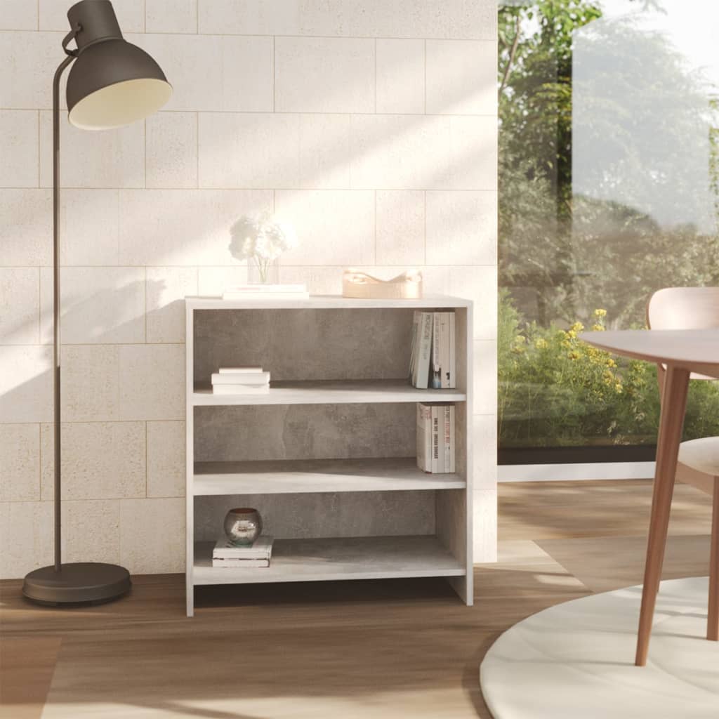 Buffet Gris béton 70x40,5x75 cm Bois d'ingénierie Buffets & bahuts vidaXL