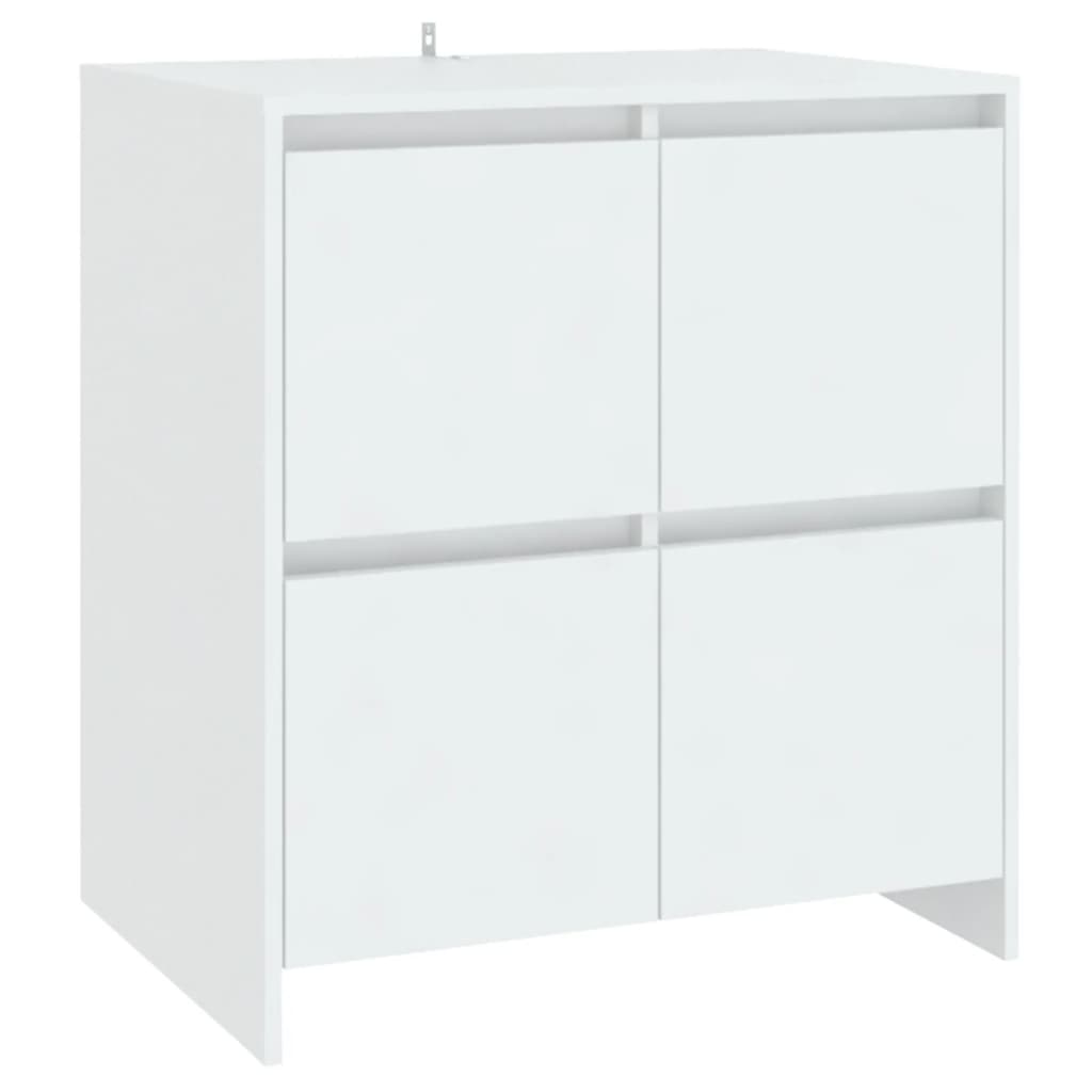Buffet Blanc 70x41x75 cm Bois d'ingénierie