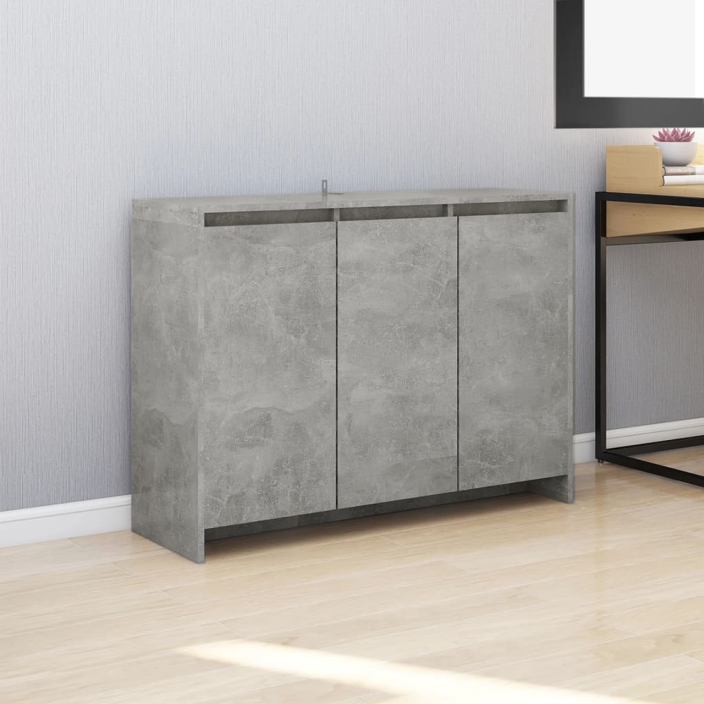 Buffet Gris béton 102x33x75 cm Bois d'ingénierie - XIOS
