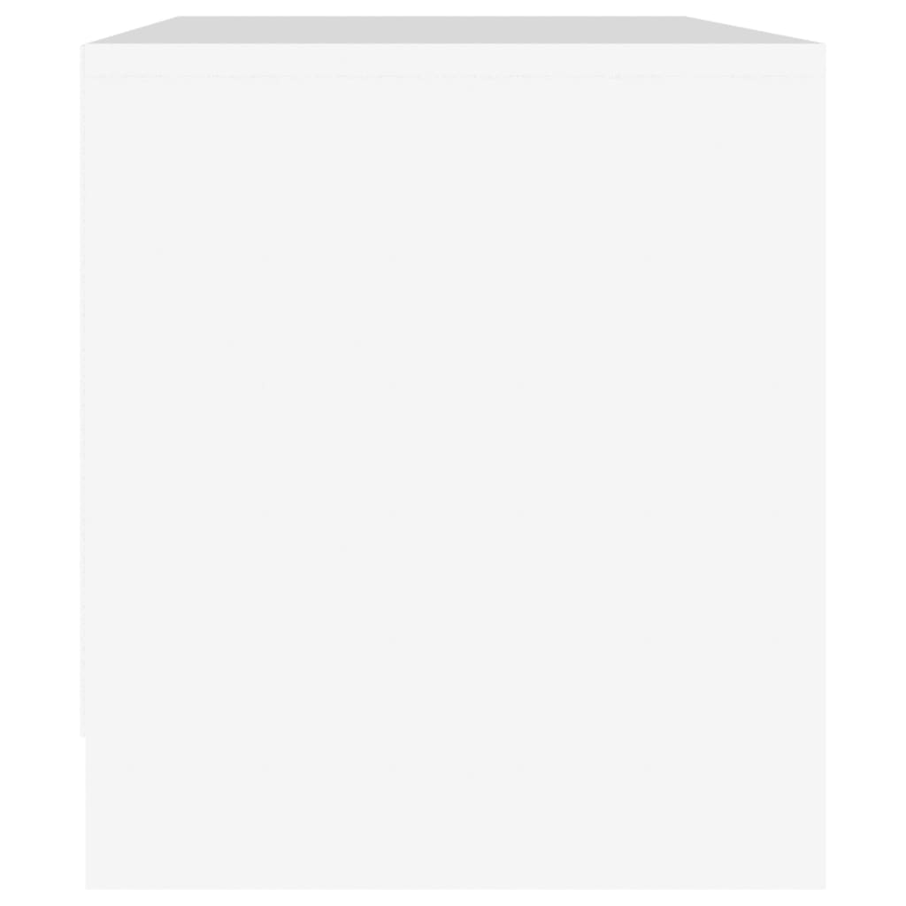 Meuble TV Blanc 90x35x40 cm Bois d'ingénierie - XIOS
