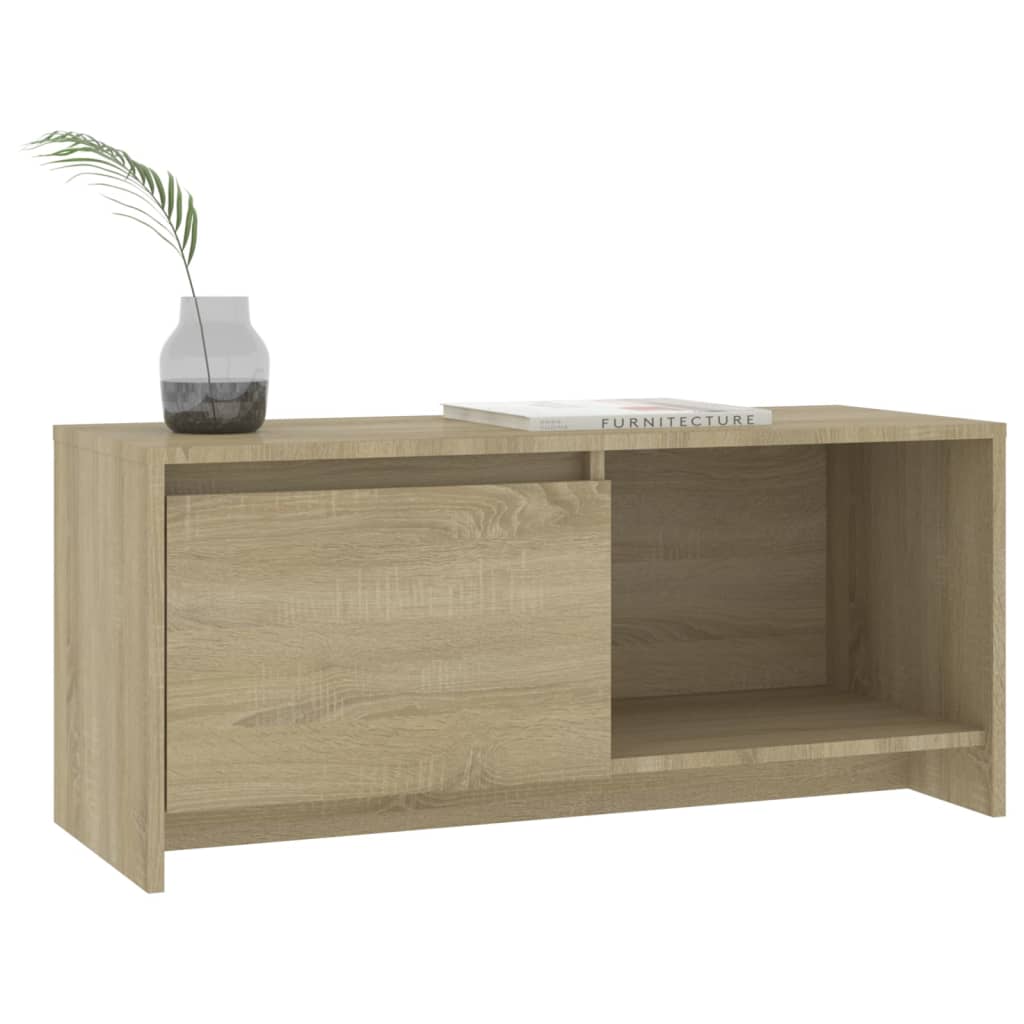Meuble TV Chêne sonoma 90x35x40 cm Bois d'ingénierie - XIOS