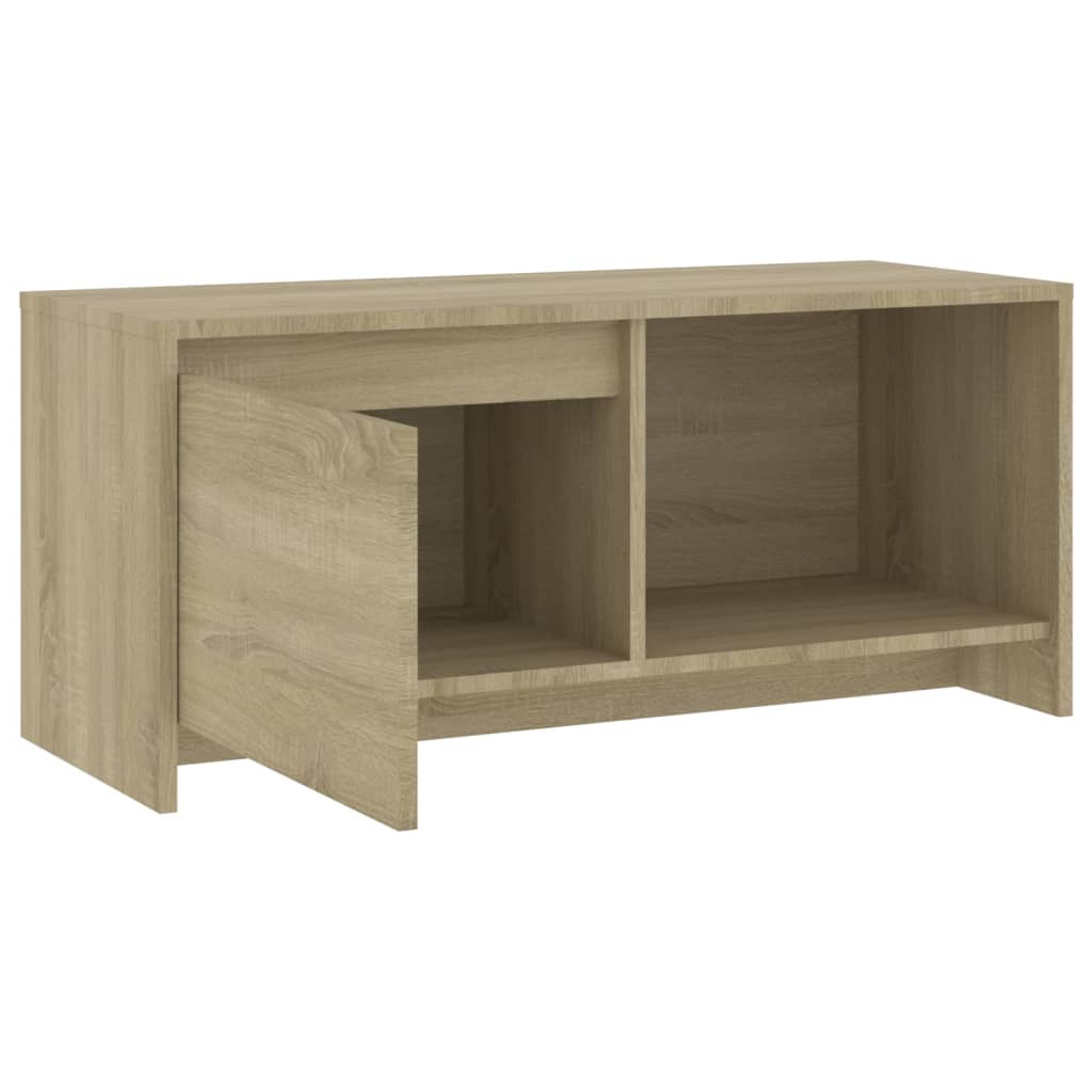 Meuble TV Chêne sonoma 90x35x40 cm Bois d'ingénierie - XIOS