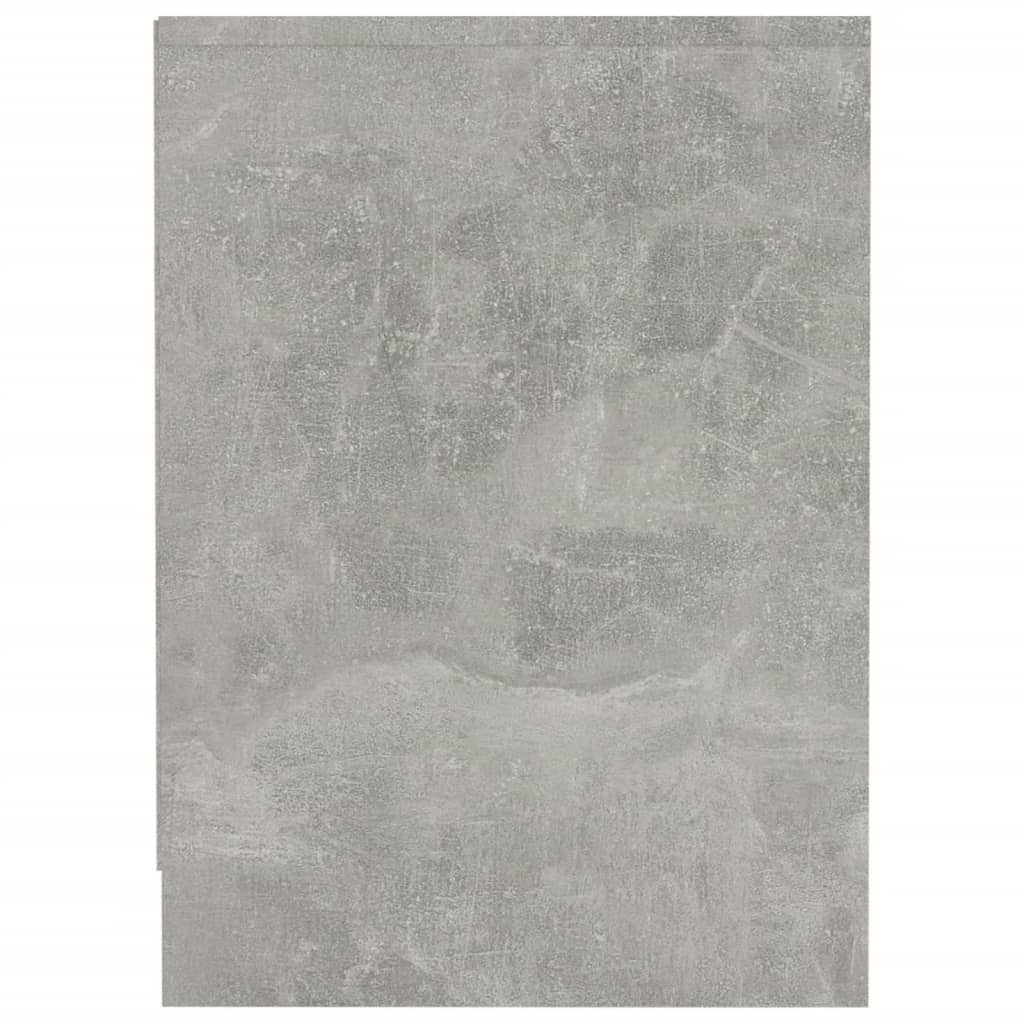Meuble TV Gris béton 102x37,5x52,5 cm Aggloméré - XIOS