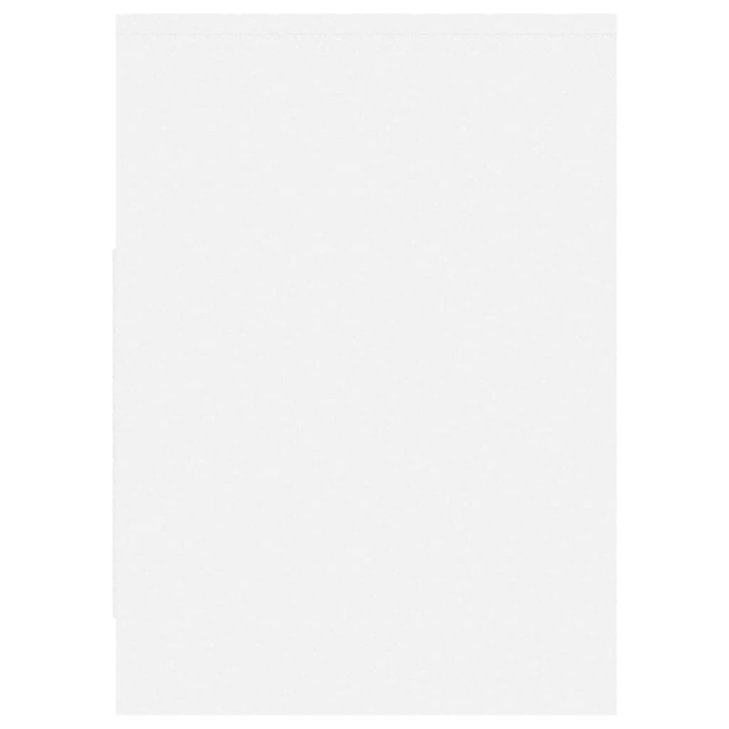 Meuble TV Blanc 102x37,5x52,5 cm Bois d'ingénierie