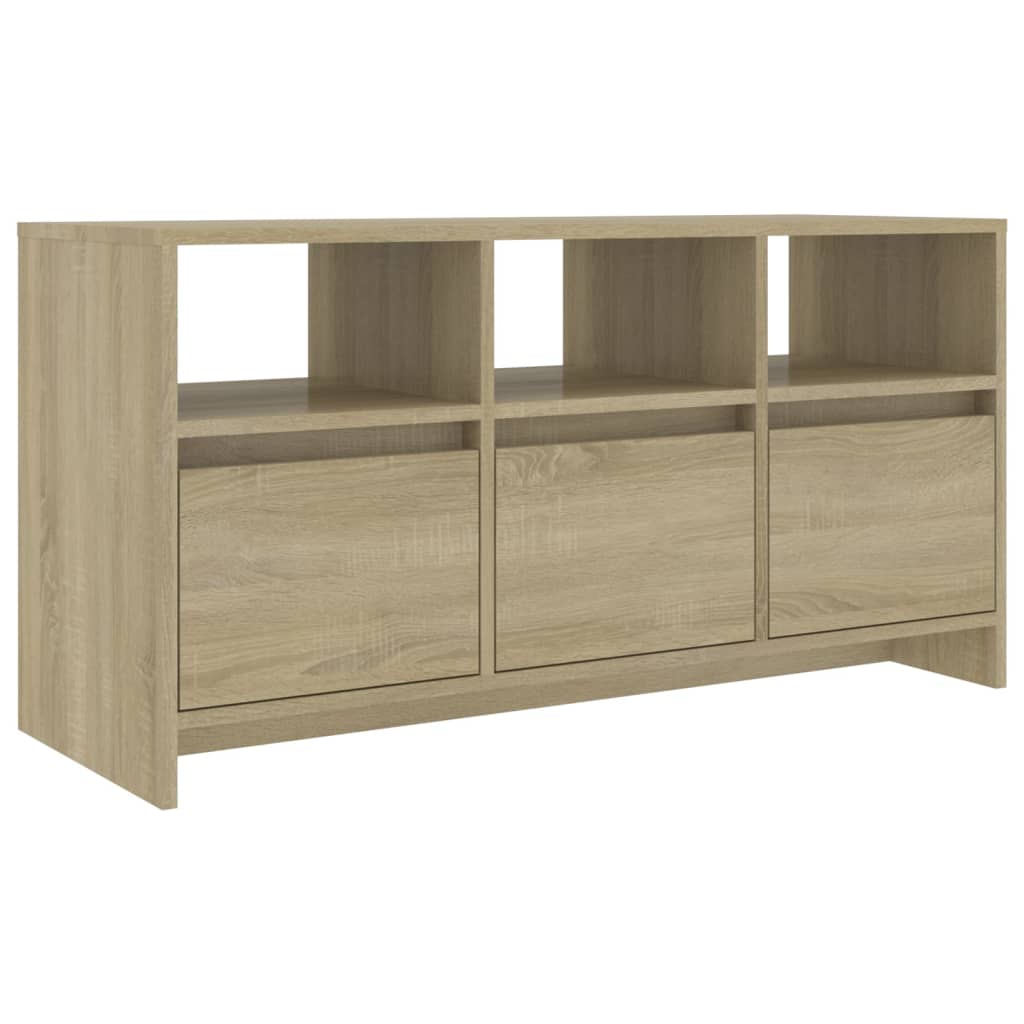 Meuble TV Chêne sonoma 102x37,5x52,5 cm Bois d'ingénierie - XIOS