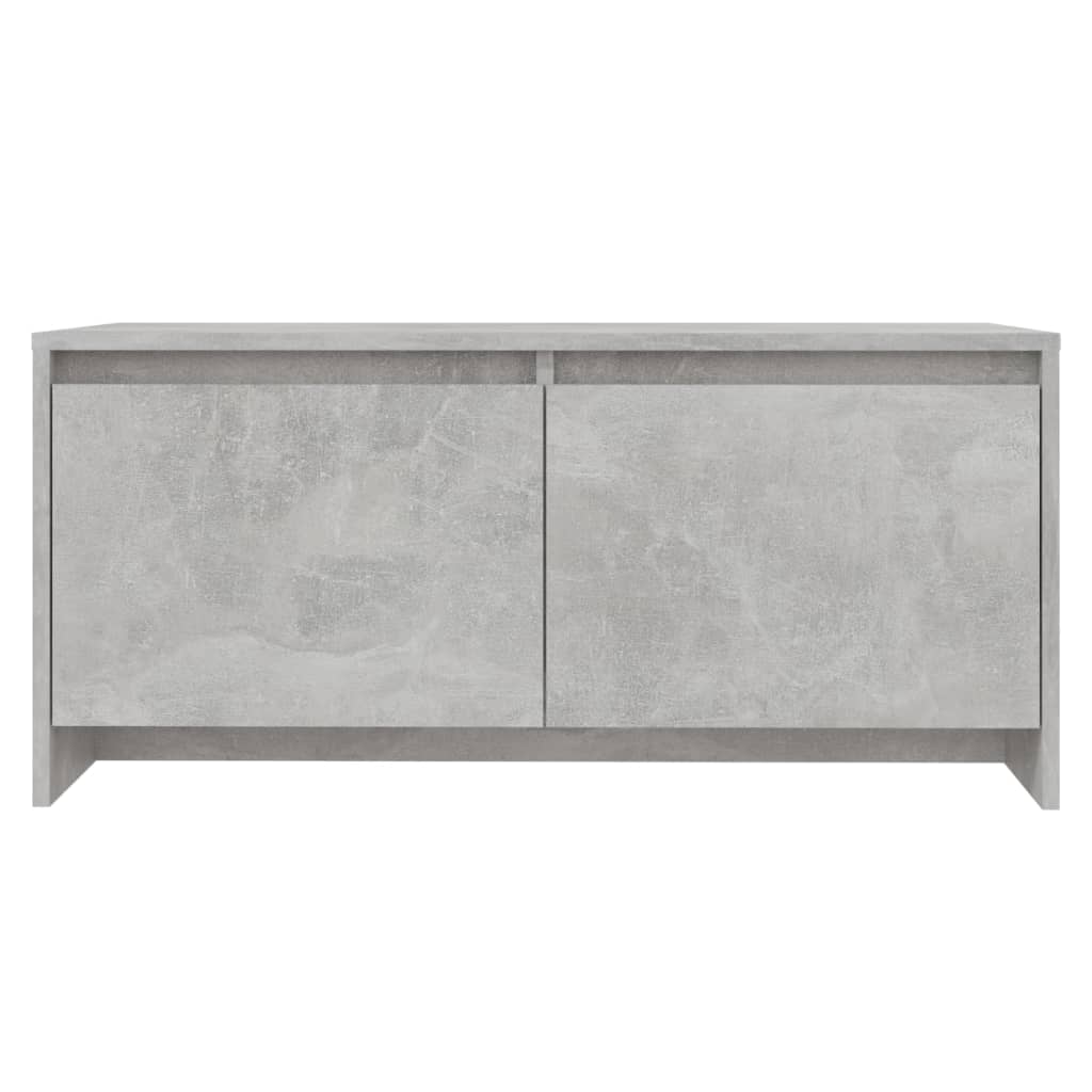 Table basse gris béton 90x50x41,5 cm bois d'ingénierie - XIOS
