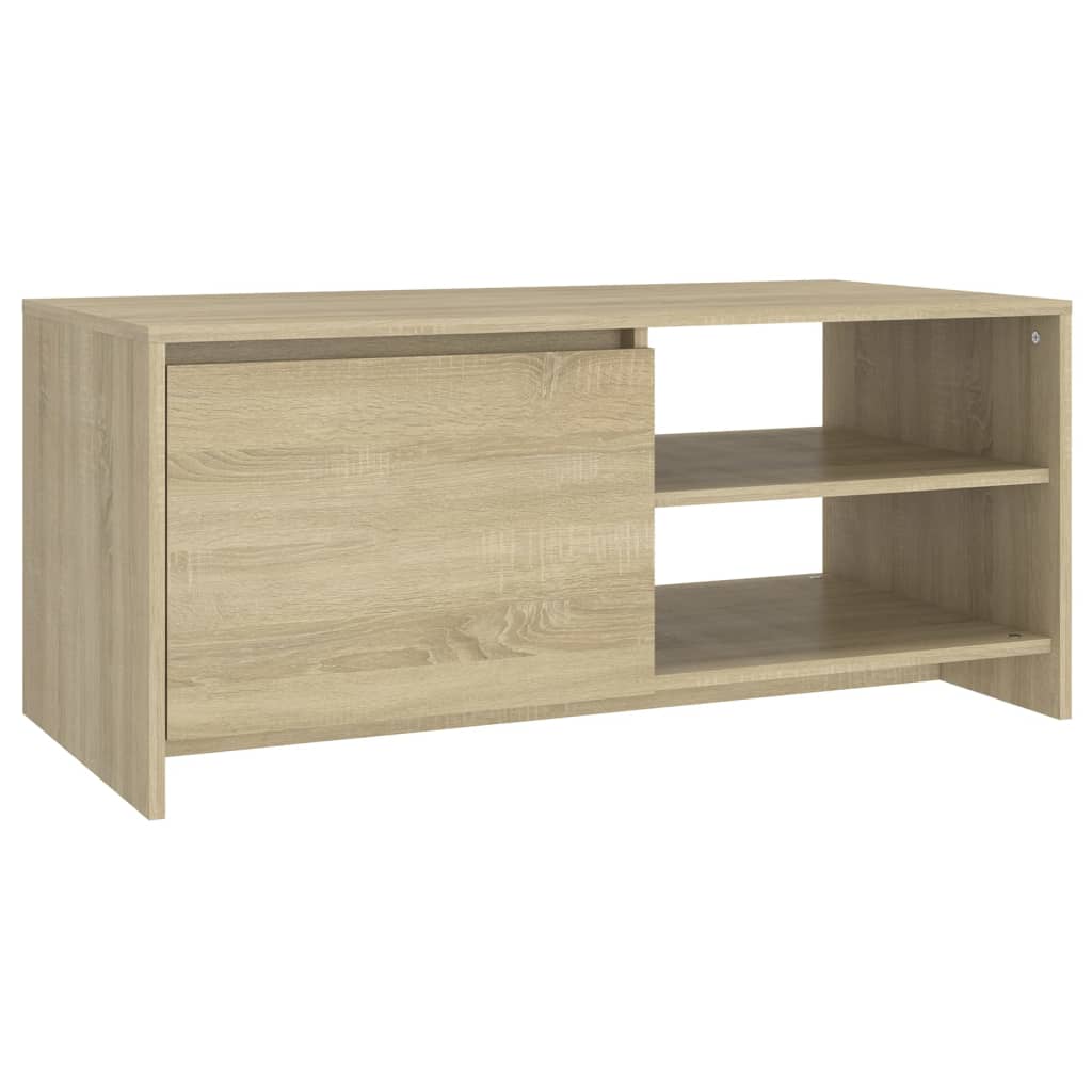 Table basse Chêne sonoma 102x50x45 cm Bois d'ingénierie - XIOS