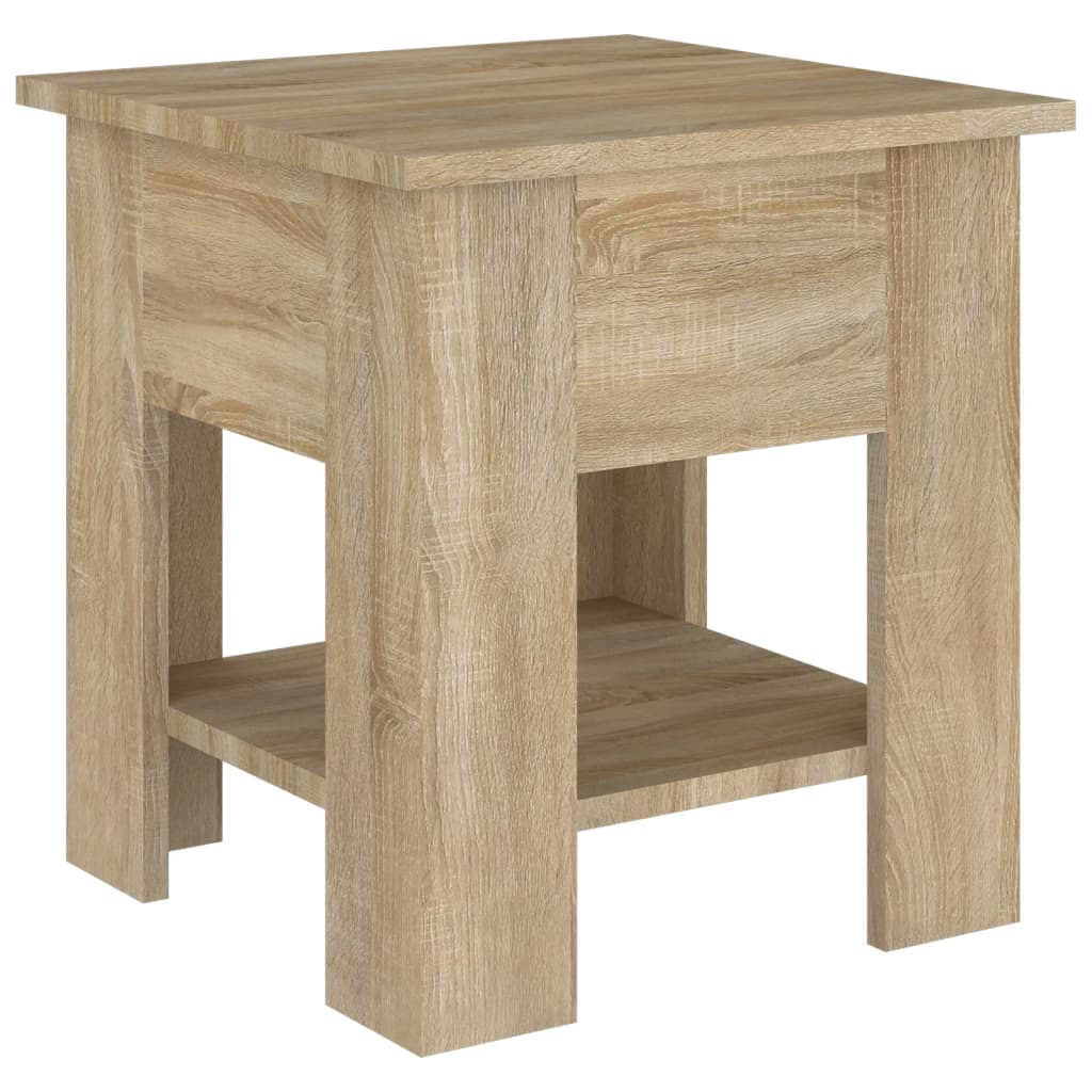 Table basse chêne sonoma 40x40x42 cm bois d'ingénierie - XIOS