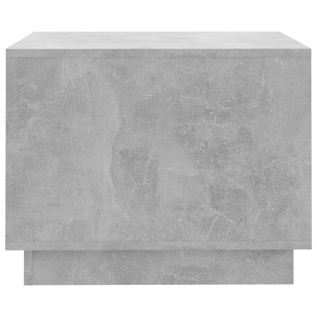 Table basse gris béton 55x55x43 cm bois d'ingénierie - XIOS