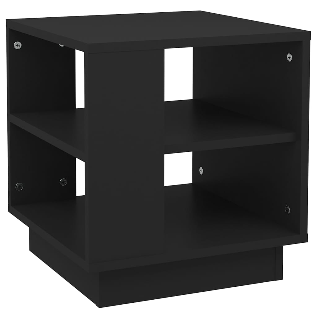 Table basse Noir 40x40x43 cm Bois d'ingénierie - XIOS