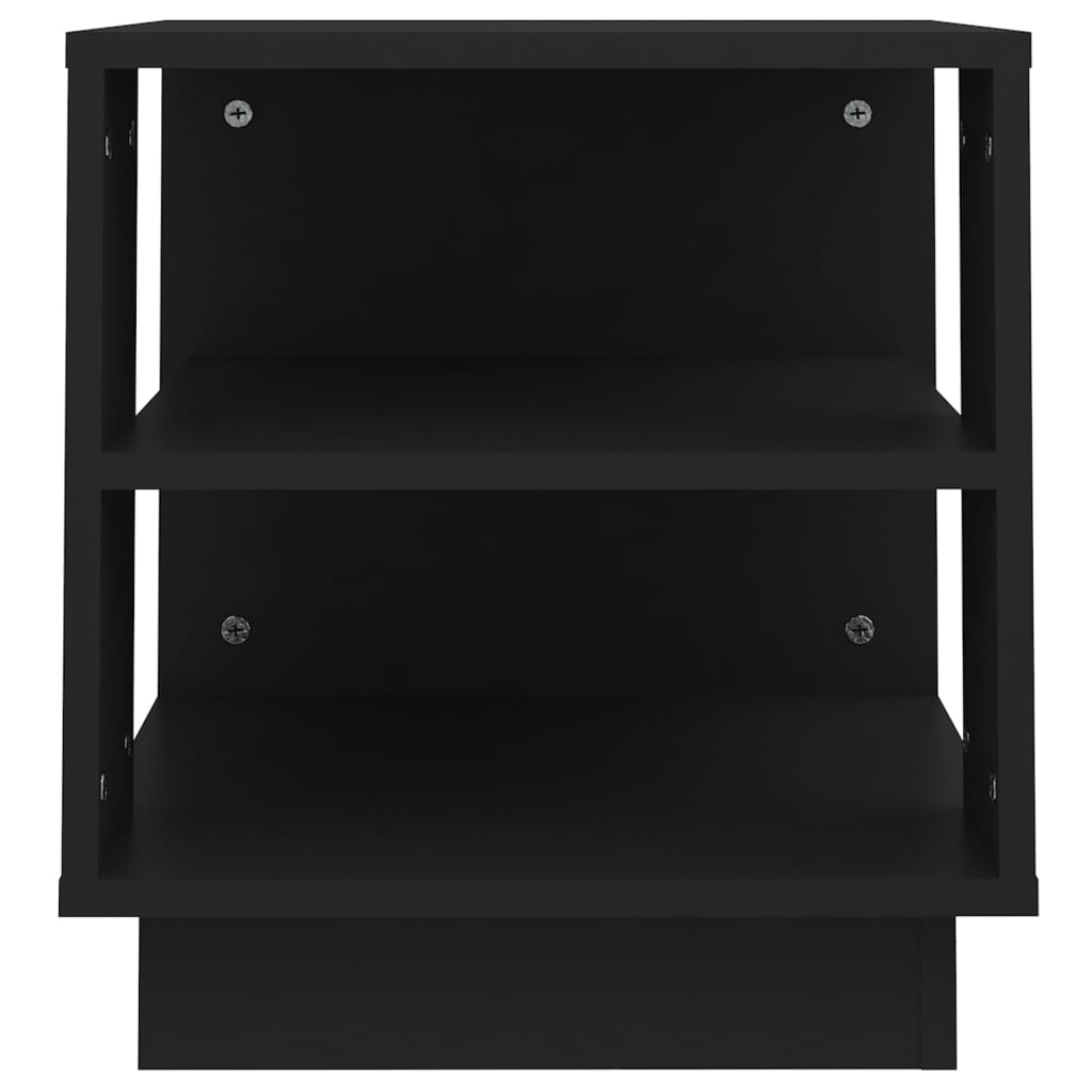 Table basse Noir 40x40x43 cm Bois d'ingénierie - XIOS