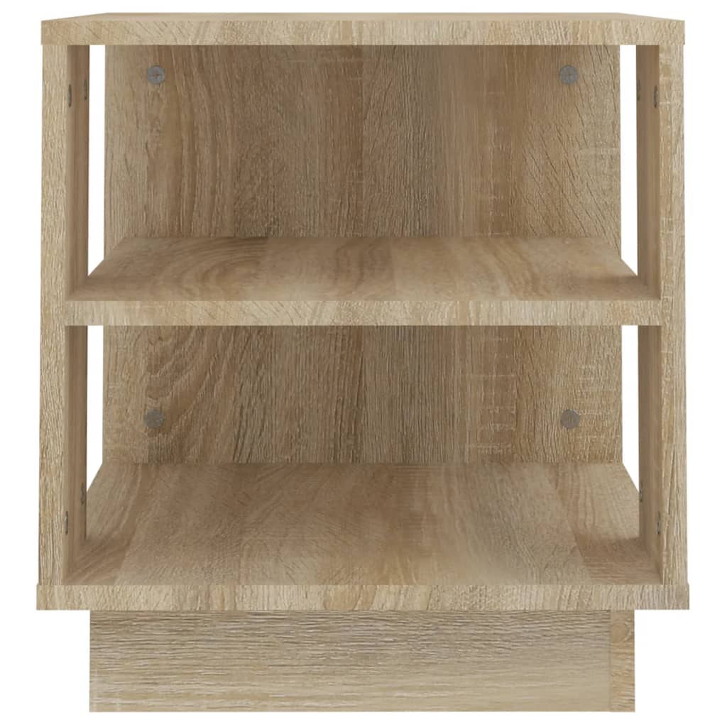 Table basse chêne sonoma 40x40x43 cm bois d'ingénierie - XIOS