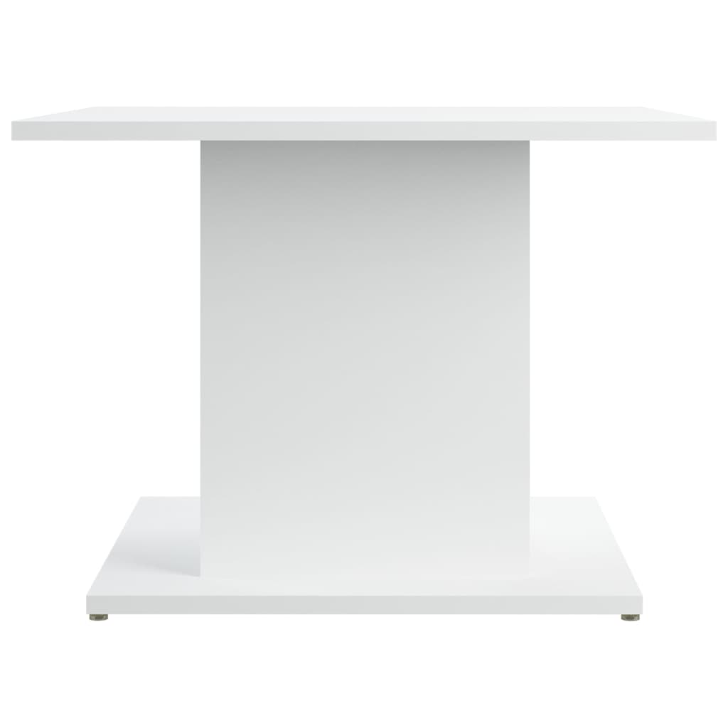 Table basse blanc 55,5x55,5x40 cm bois d'ingénierie - XIOS