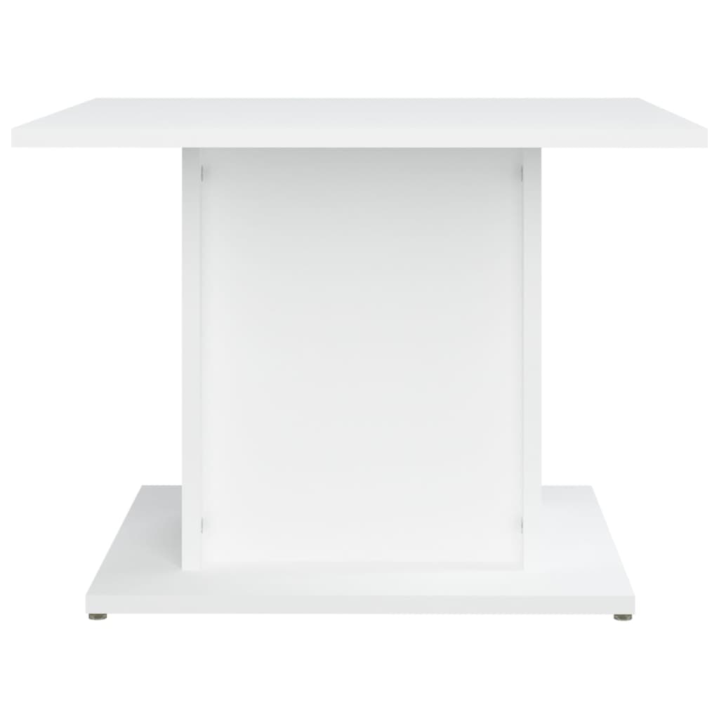 Table basse blanc 55,5x55,5x40 cm bois d'ingénierie - XIOS